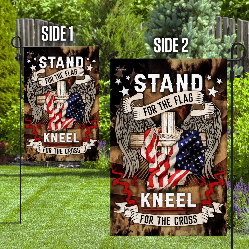 Stand For The Flag Kneel For The Cross Flag