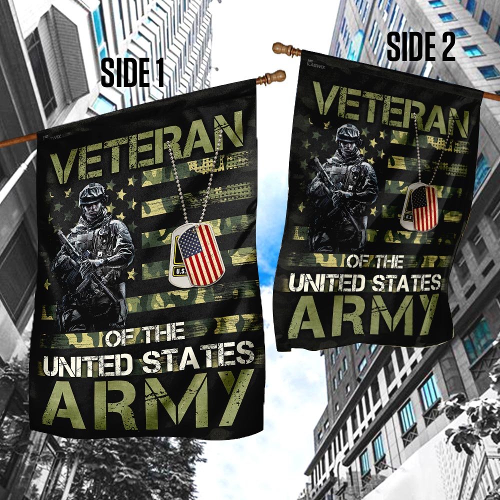 Veteran of the United States Army Flag