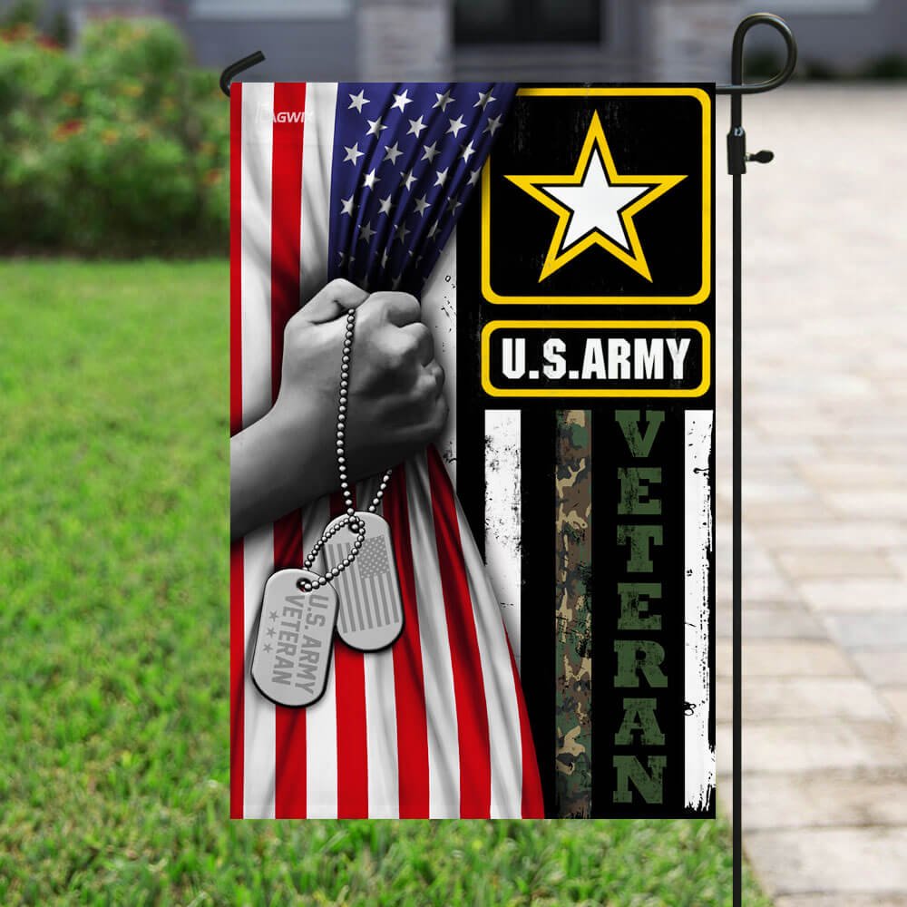 United States Army Veteran America Flag
