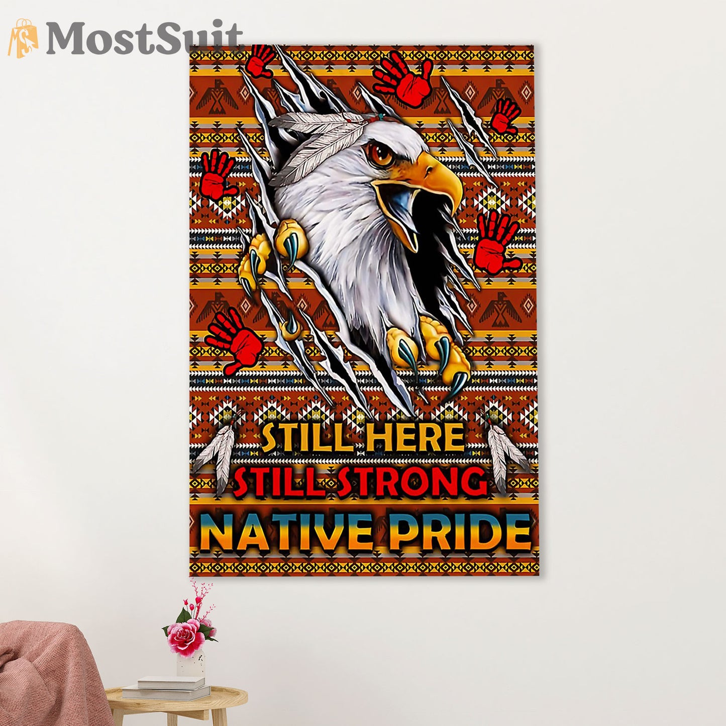 Native American Tribe Canvas Wall Art Prints | Native Pride | Gift for American Indians