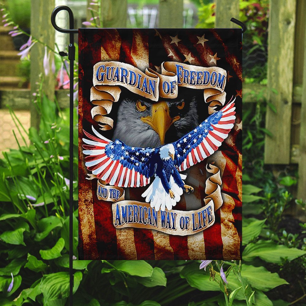 American Eagle. Guardian Of Freedom Flag