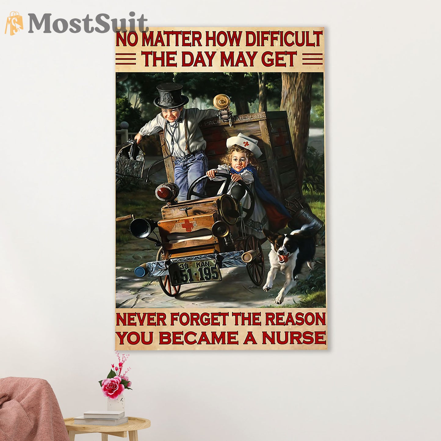 Nurse Poster | The Reason You Became A Nurse | Wall Art Gift for Woman Nurse, Female Nursing