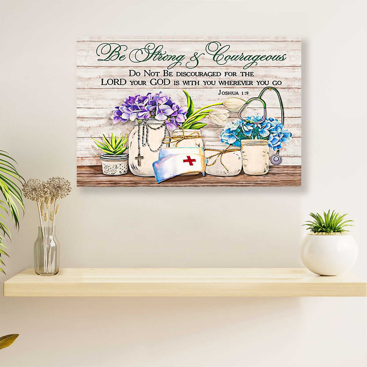 Nurse Canvas Wall Art | Motivational Quotes | Gift for Woman Nurse, Female Nursing