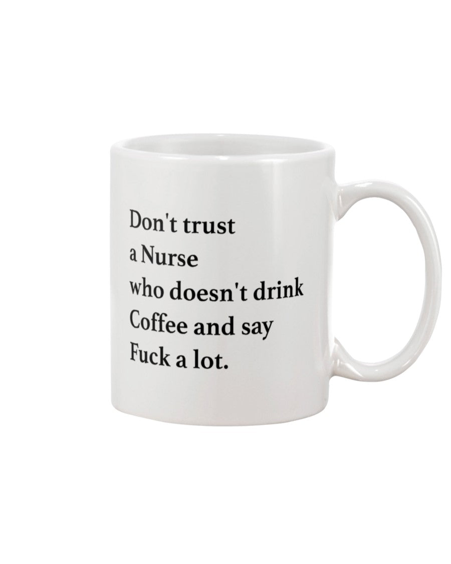 Nurse Coffee Mug | Nurse Who Doesn't Drink Coffee | Drinkware Gift for Woman Nurse, Female Nursing