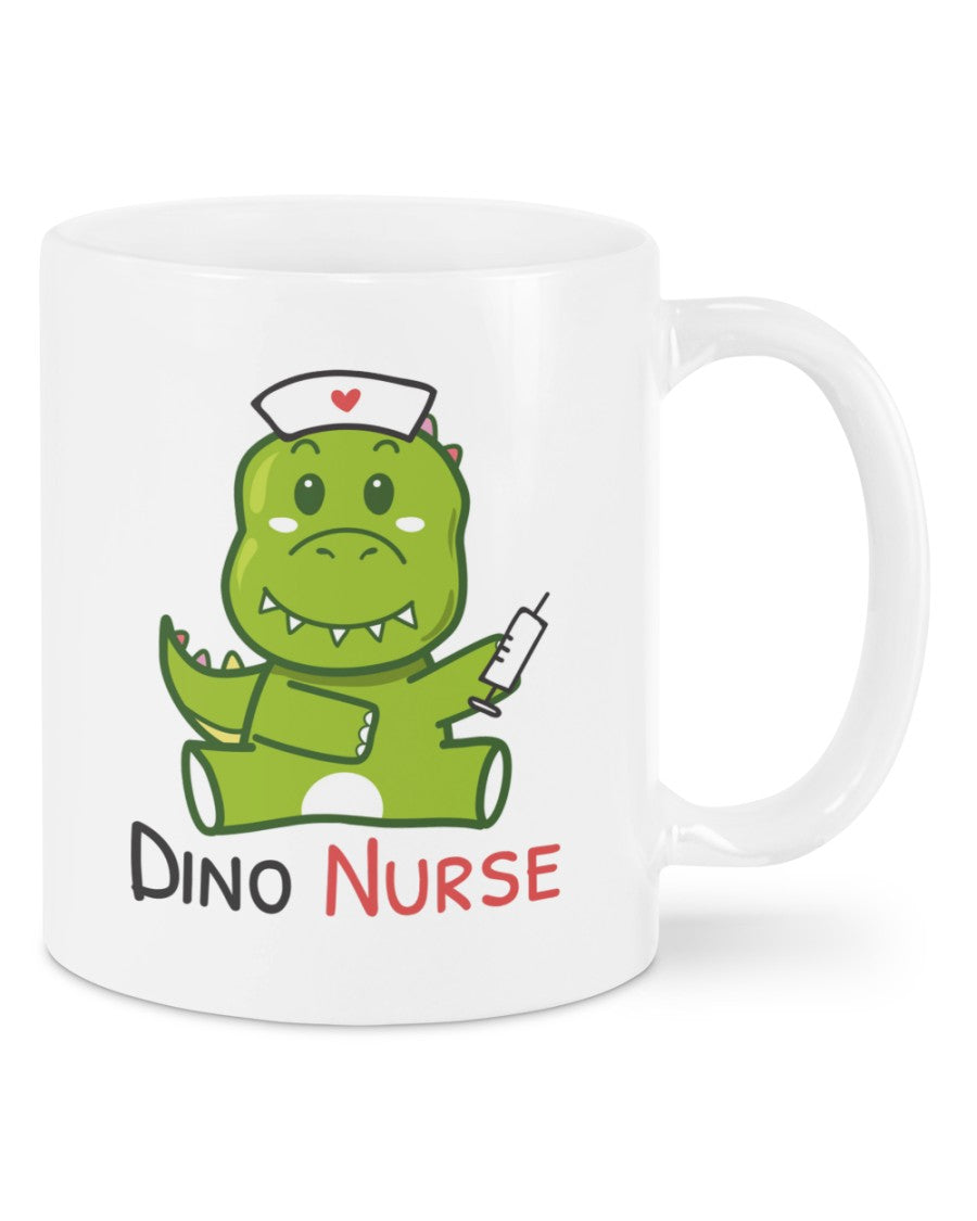 Nurse Coffee Mug | Dino Nurse | Drinkware Gift for Woman Nurse, Female Nursing