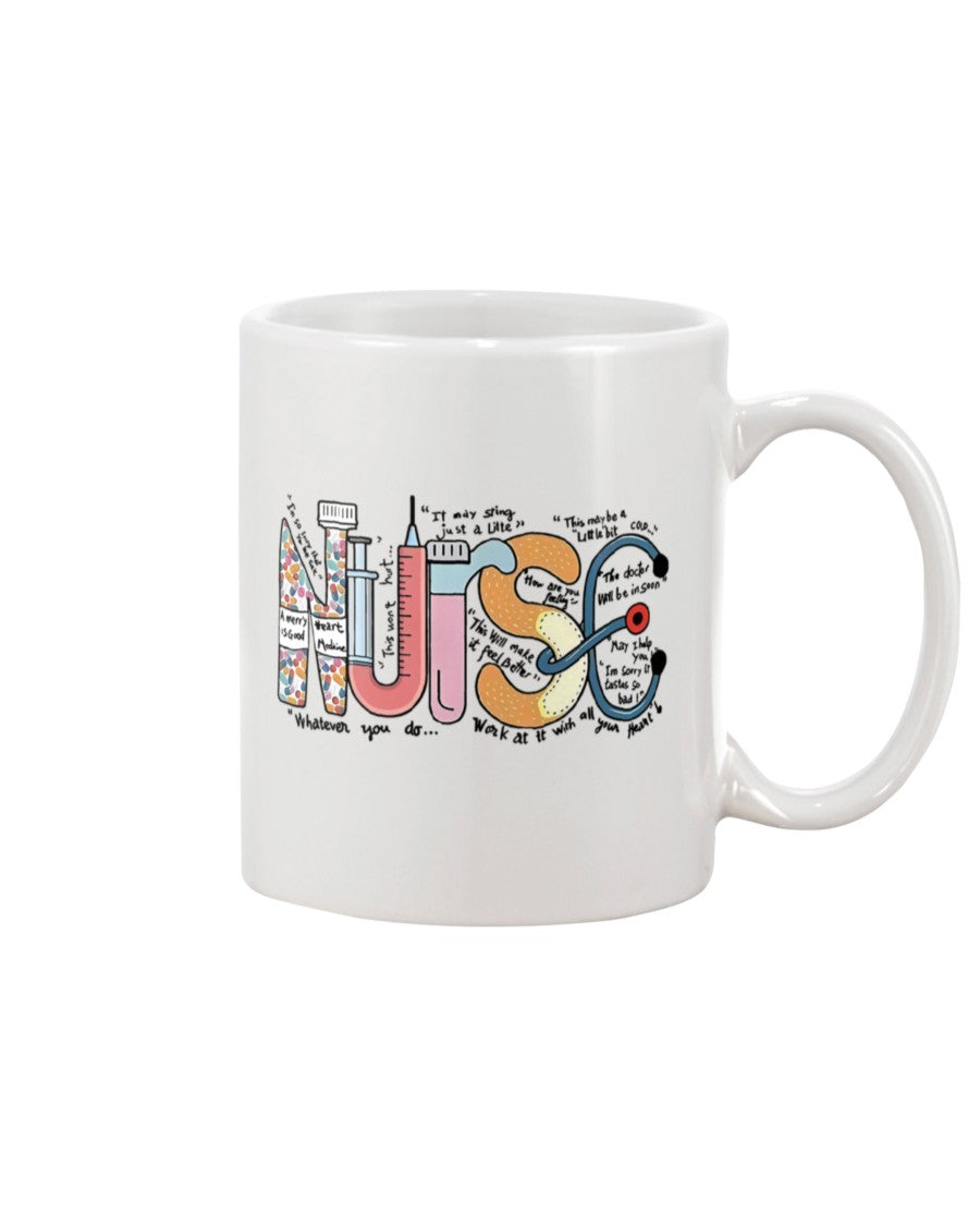 Nurse Coffee Mug | Nurse | Drinkware Gift for Woman Nurse, Female Nursing