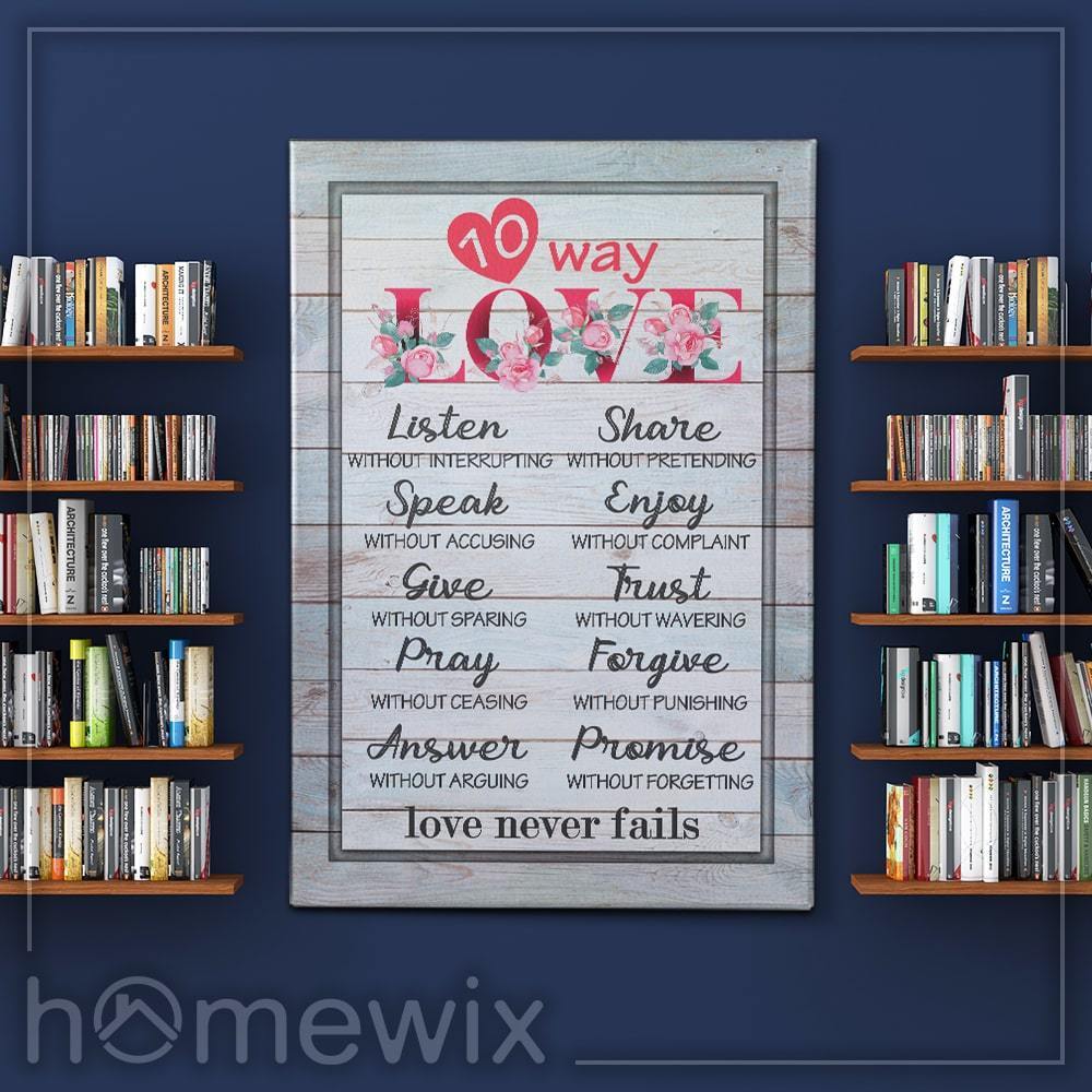 10 Ways To Love Canvas And Poster | Wall Decor