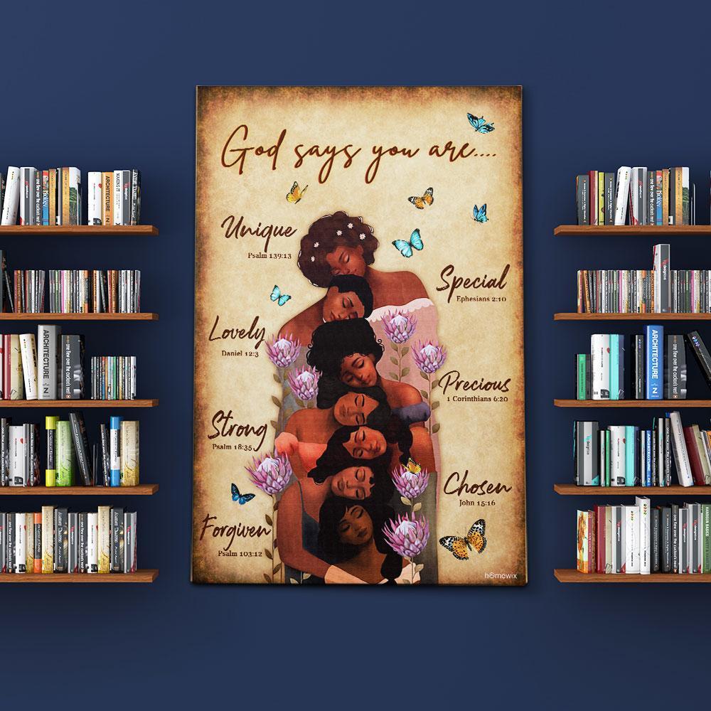 Black Girl Canvas And Poster Wall Art | Wall Decor