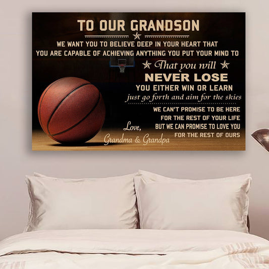 Basketball Canvas and Poster to our grandson wall decor visual art