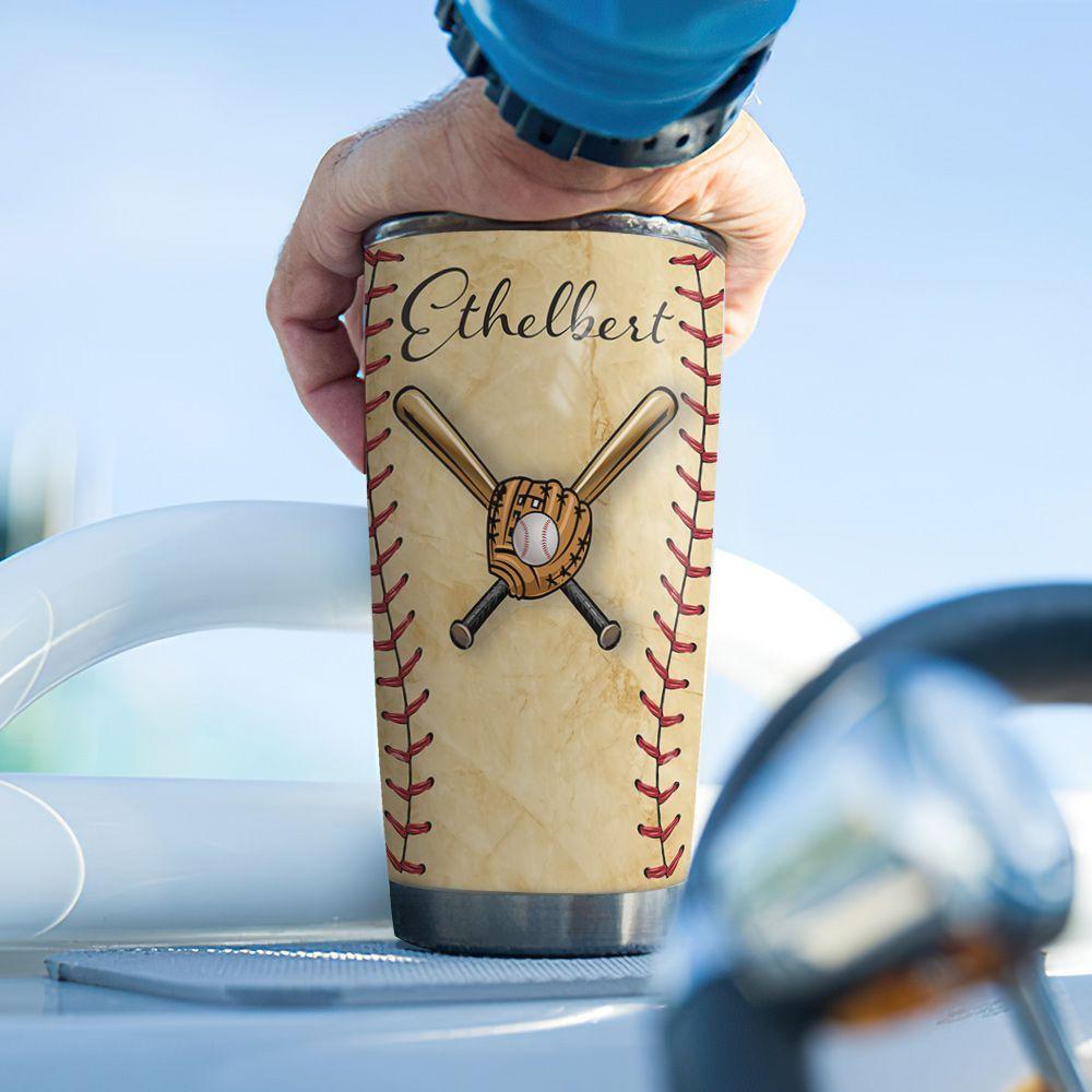 Baseball Personalized DNC1610007 Stainless Steel Tumbler - MostSuit