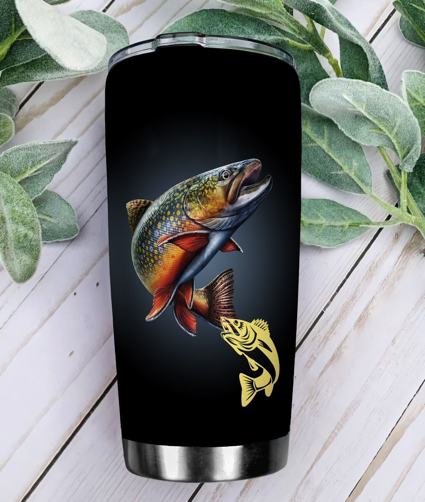 Trout Fishing Personalized DNA2010009 Stainless Steel Tumbler - MostSuit