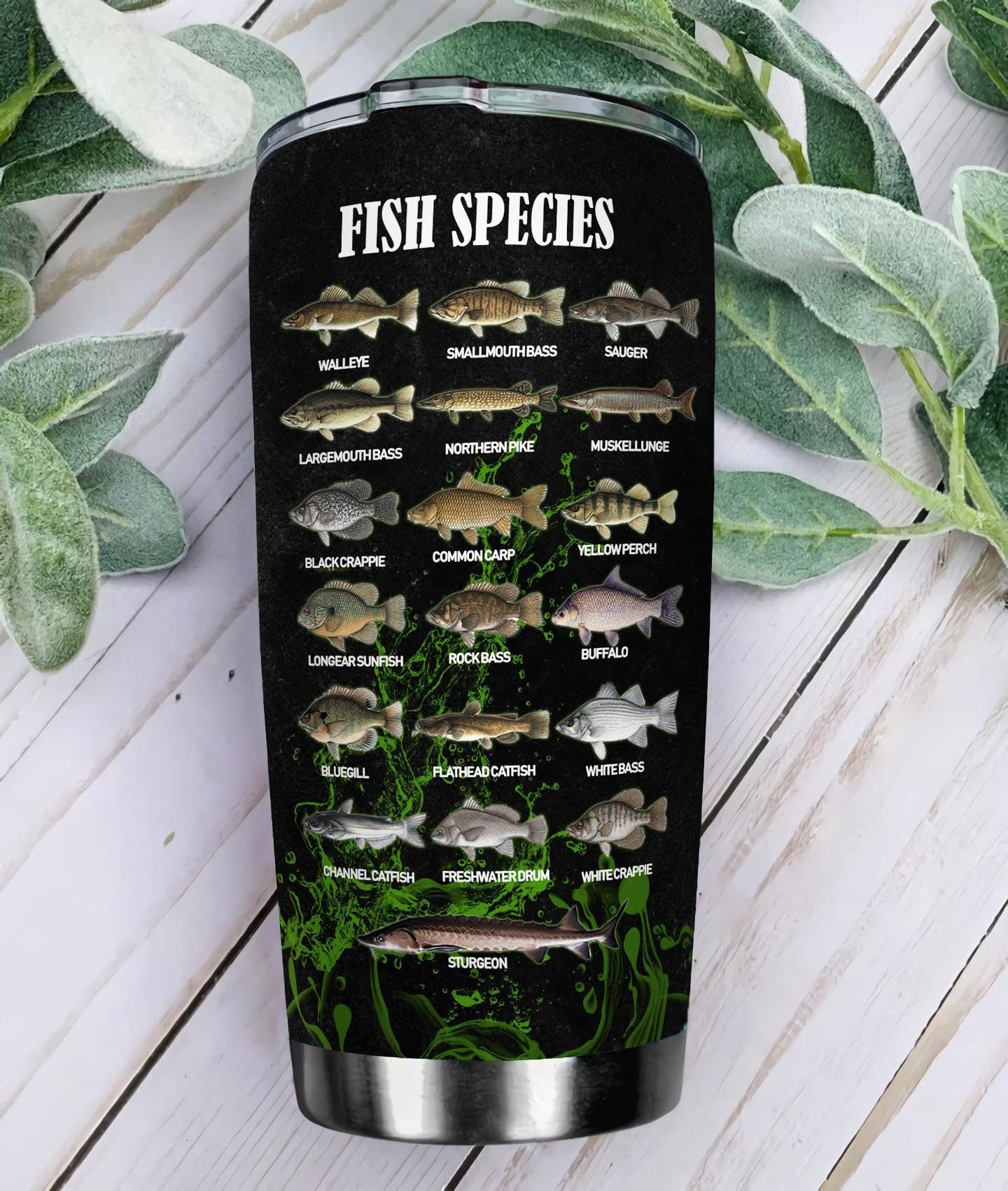 Fishing Hook Up KD2 HRM2110007 Stainless Steel Tumbler - MostSuit