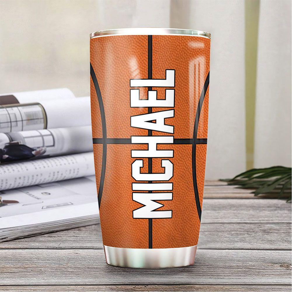 Personalized Basketball To My Grandson TTZ1211007 Stainless Steel Tumbler - MostSuit