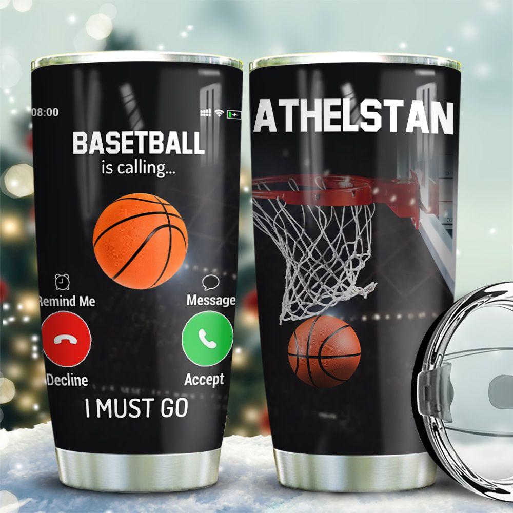 Basketball Calling Personalized MDA1411002 Stainless Steel Tumbler - MostSuit