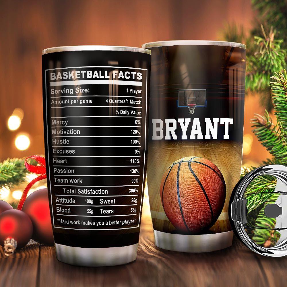 Basketball Facts Personalized THA1911022 Stainless Steel Tumbler - MostSuit