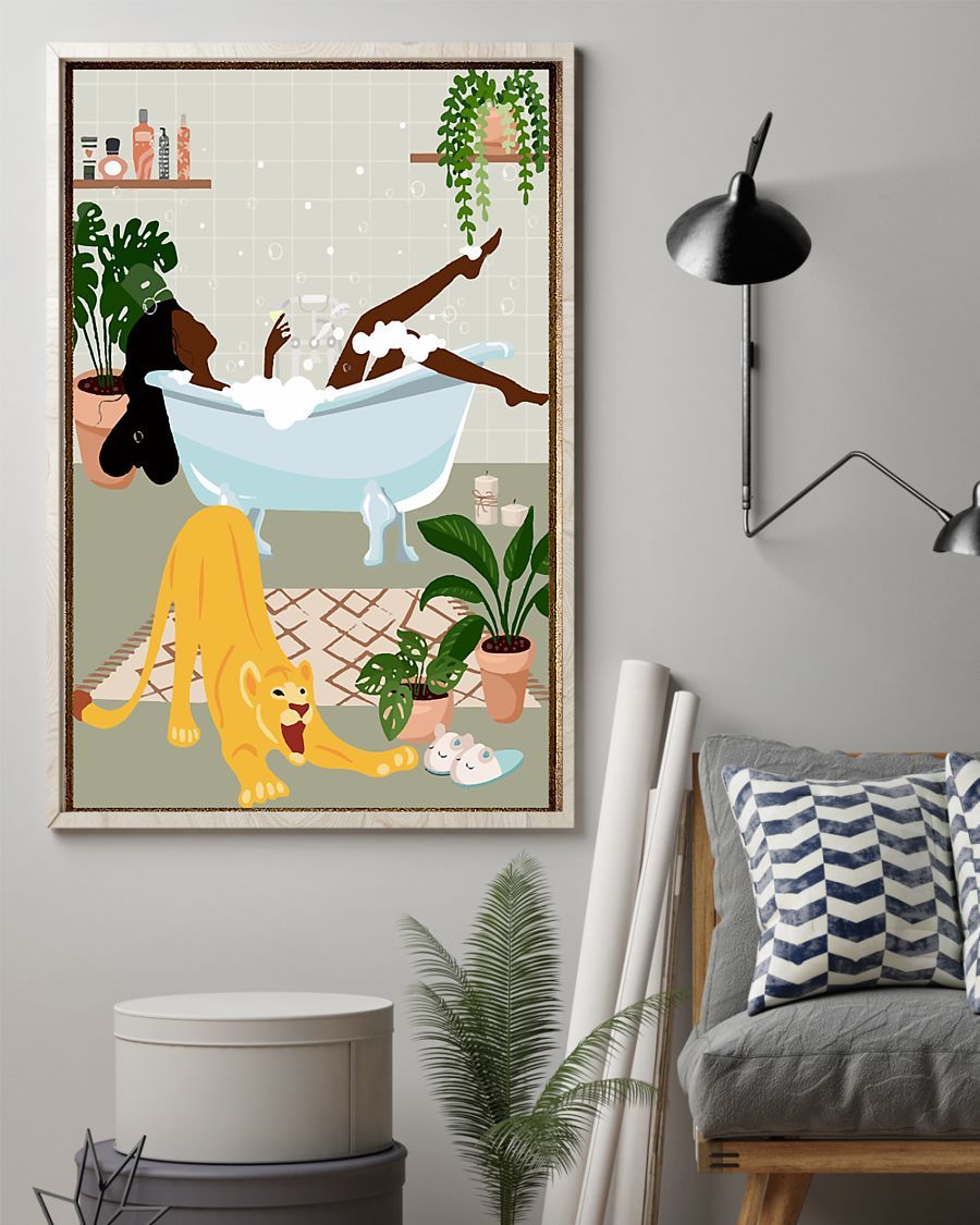 African - Black Art - Black Girl Poster 030506 Vertical Canvas And Poster | Wall Decor