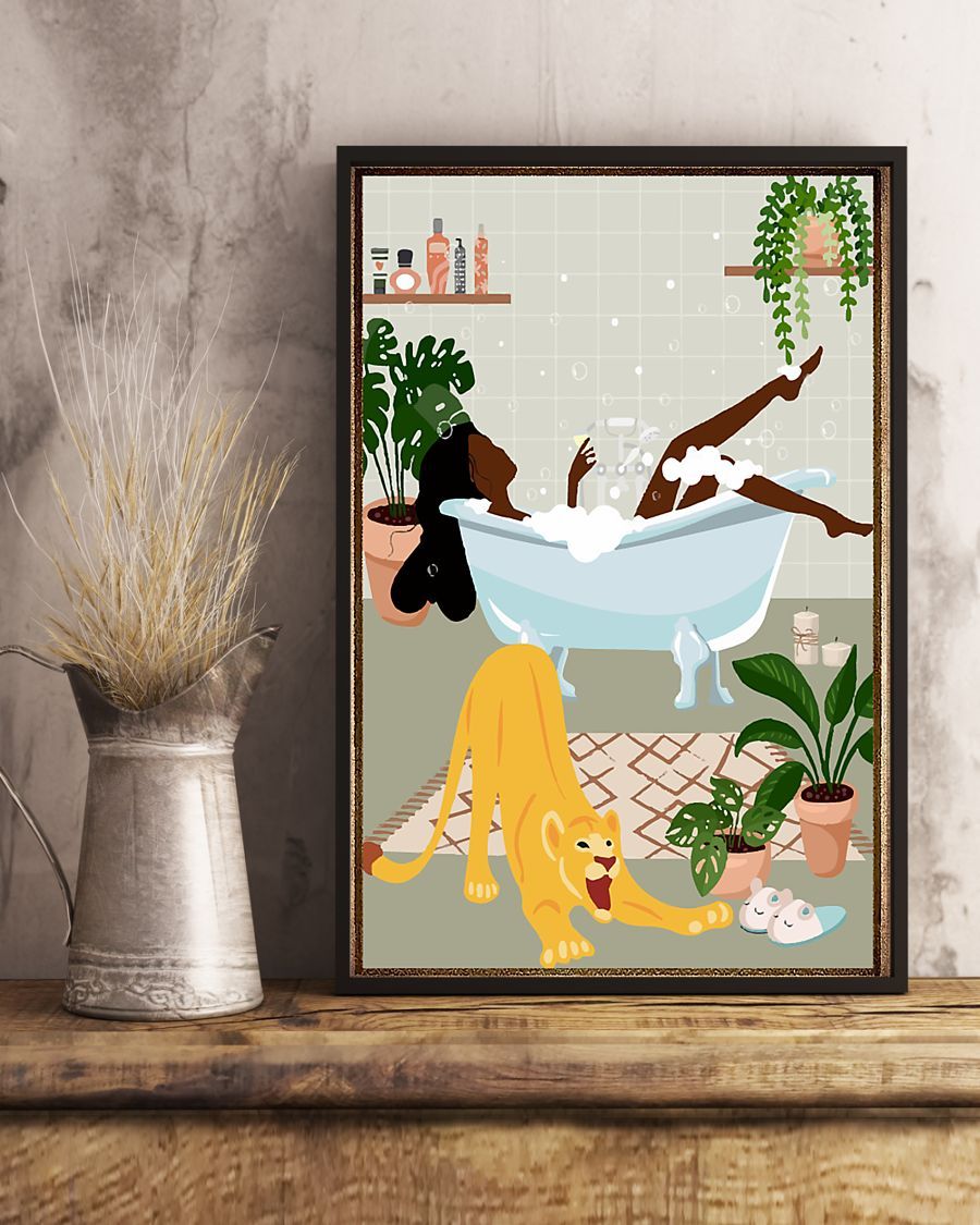 African - Black Art - Black Girl Poster 030506 Vertical Canvas And Poster | Wall Decor