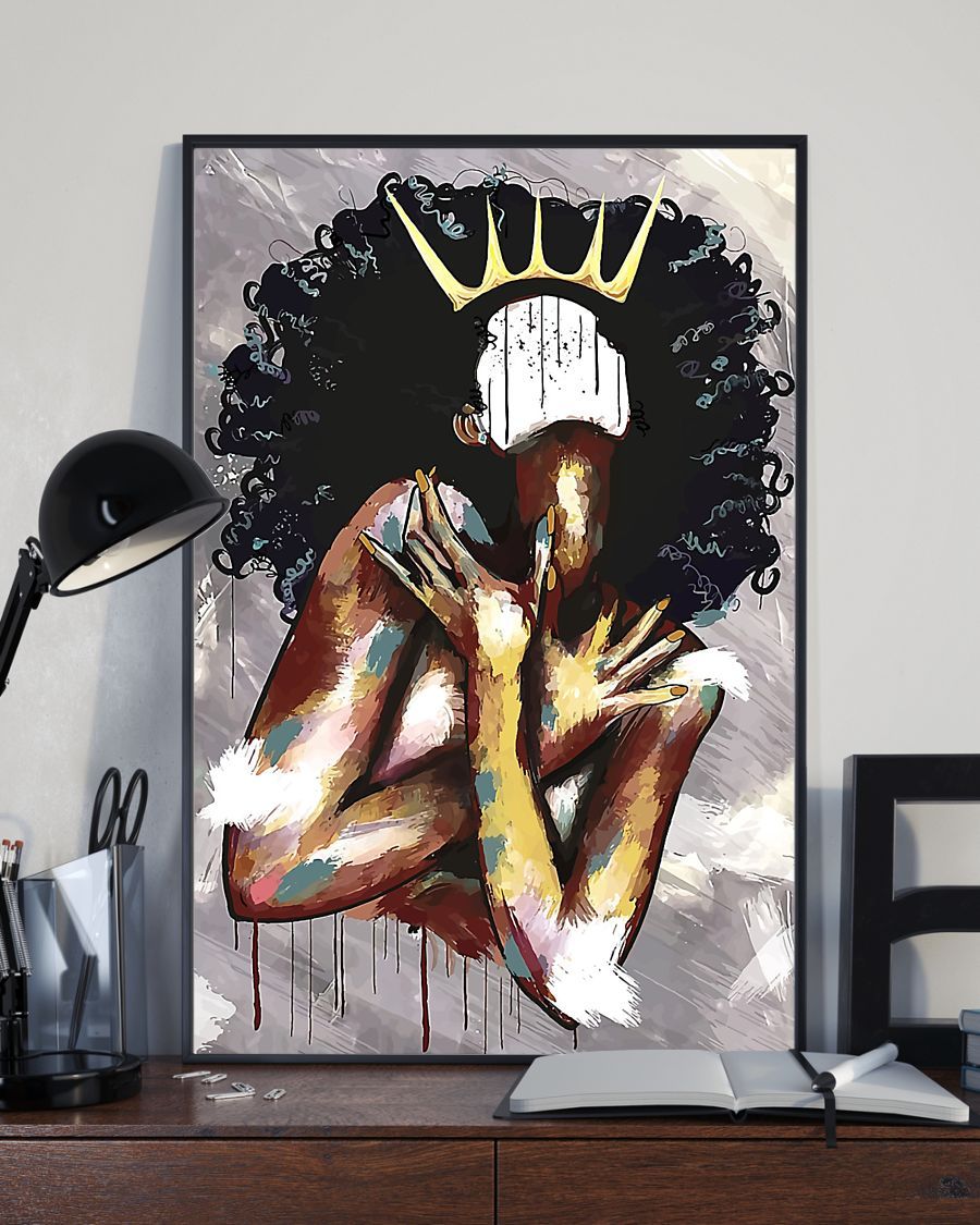 African - Black Art - Black Girl Magic 260803 Vertical Canvas And Poster | Wall Decor Visual Art
