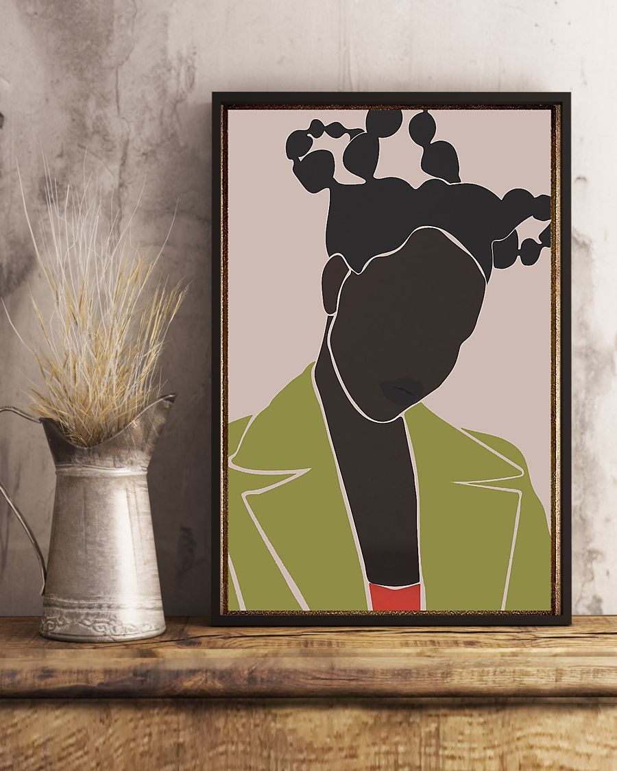 African - Black Art - Black Woman 021106 Vertical Canvas And Poster | Wall Decor