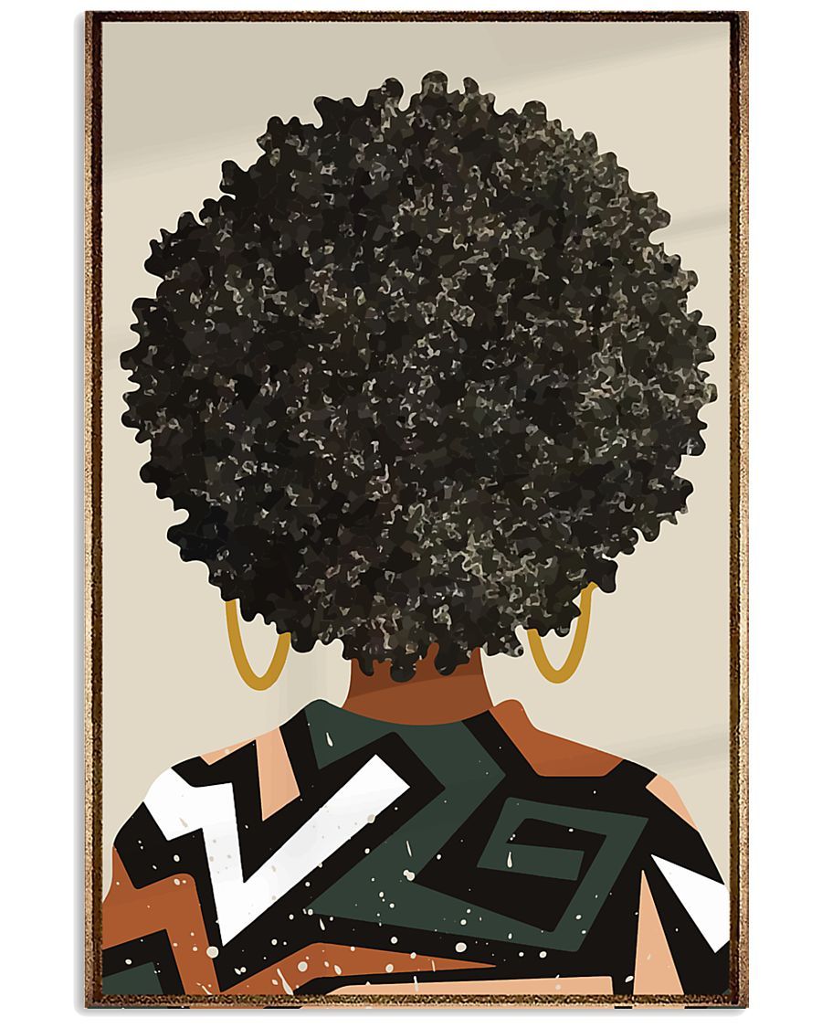 African - Black Art - Black Girl Magic Vertical Canvas And Poster | Wall Decor