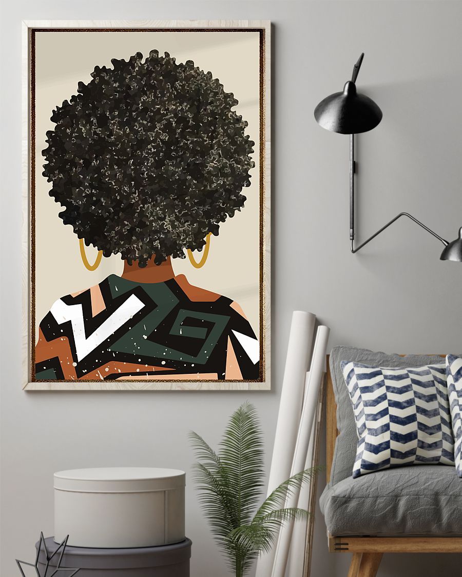 African - Black Art - Black Girl Magic Vertical Canvas And Poster | Wall Decor