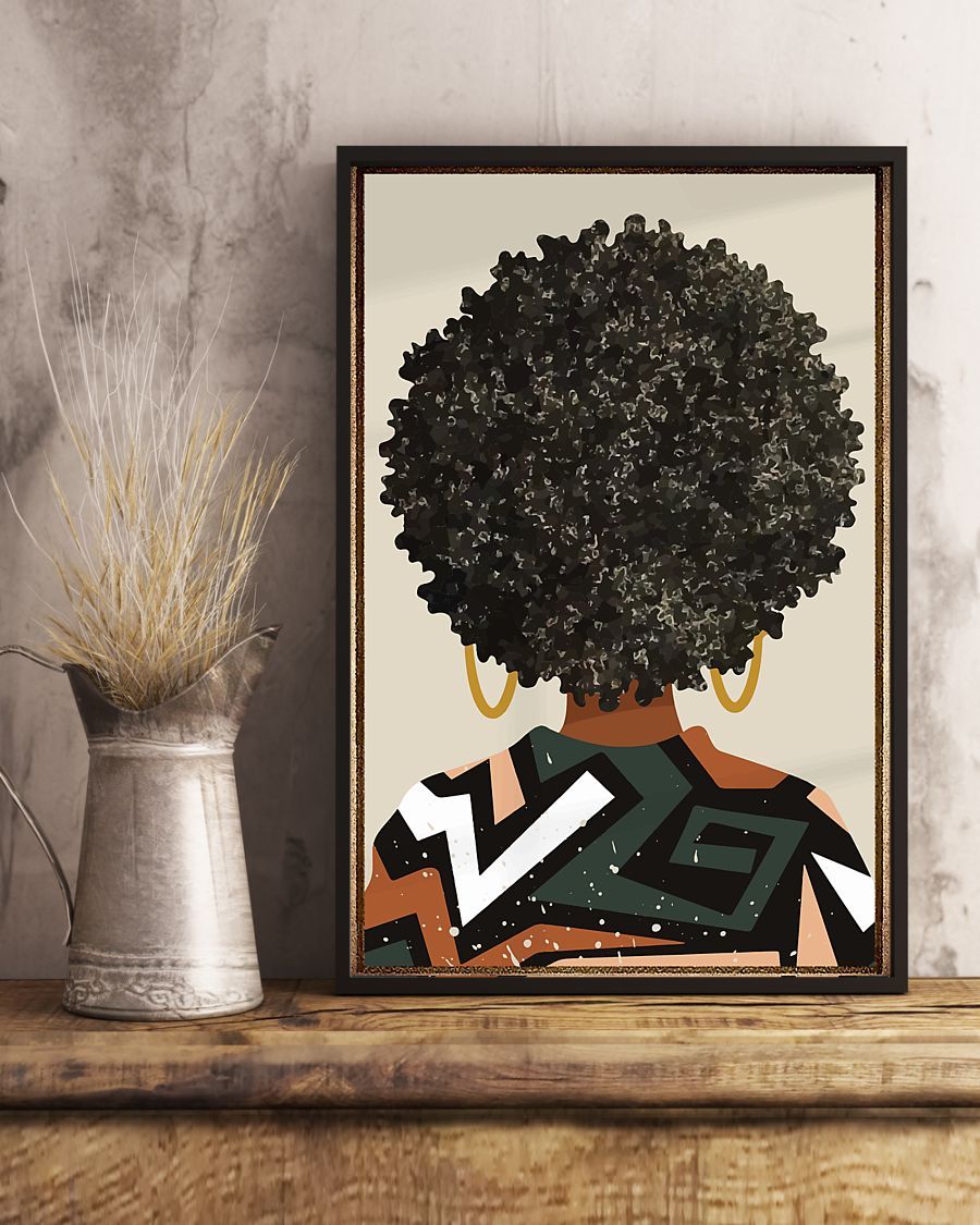 African - Black Art - Black Girl Magic Vertical Canvas And Poster | Wall Decor