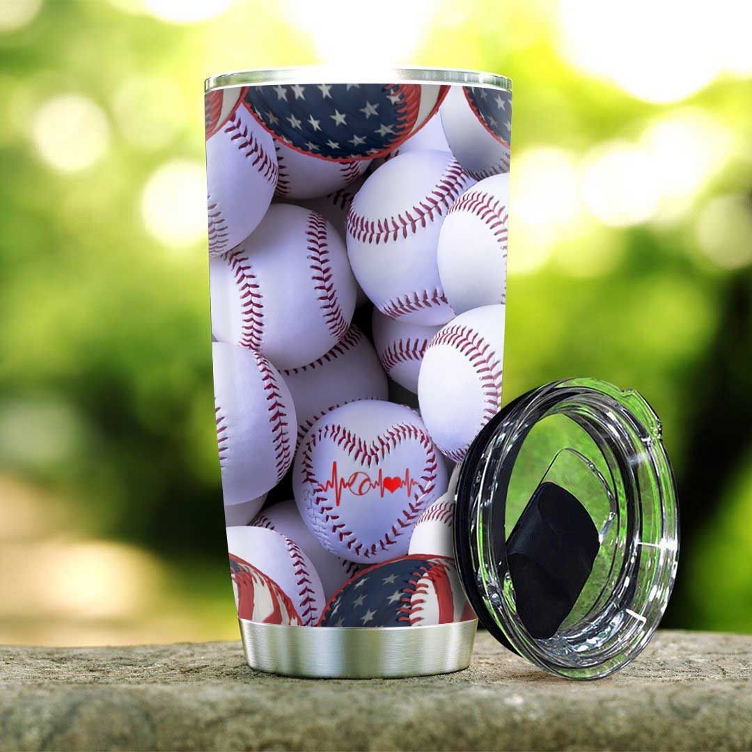 Baseball Lover Personalized KD2 HAL0112001 Stainless Steel Tumbler - MostSuit