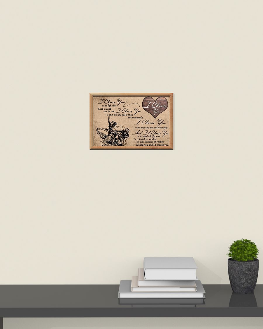 I Choose You Can-Am Motorcycles Horizontal Canvas And Poster | Wall Decor