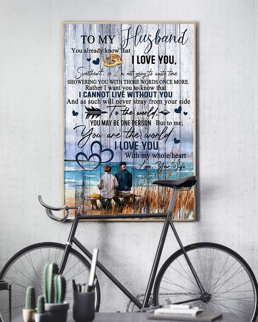 To My Husband - You Already Know That I Love You Vertical Canvas And Poster - Gift For Husband | Wall Decor
