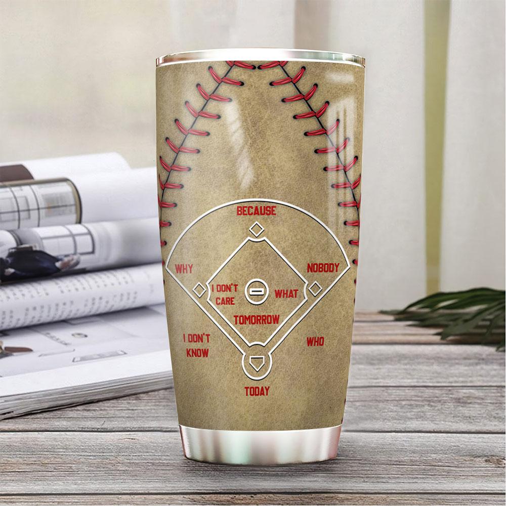 Personalized Baseball HLZZ1504006Z Stainless Steel Tumbler - MostSuit