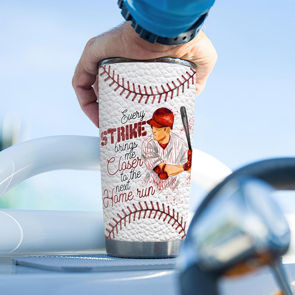 Baseball Strike KC4 Personalized THAZ2704006Z Stainless Steel Tumbler - MostSuit