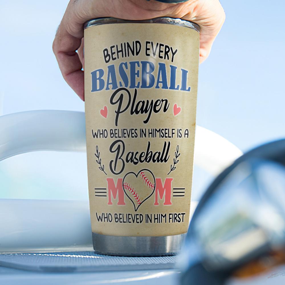 Baseball Mom Biggest Fan Of Her Son Personalized KD2 ABLZ2105003Z Stainless Steel Tumbler - MostSuit