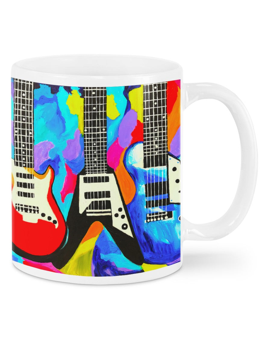 Guitar Coffee Mug | Electric Guitars | Drinkware Gift for Guitarist
