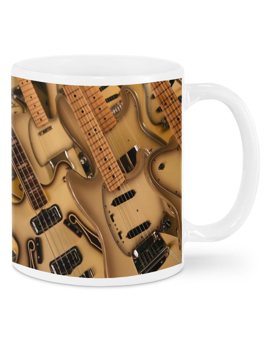 Guitar Coffee Mug | Electric Guitar | Drinkware Gift for Guitarist