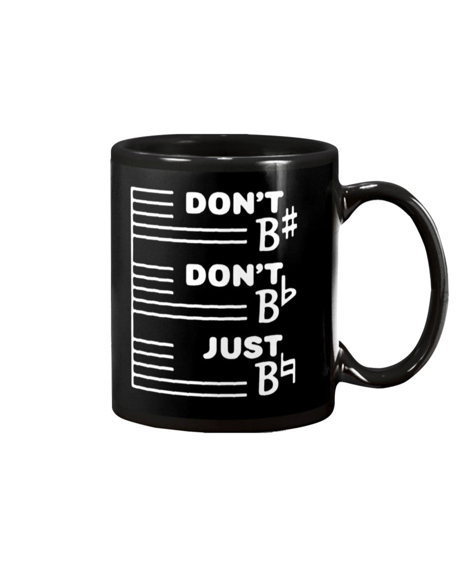 Guitar Coffee Mug | Guitar Don't B | Drinkware Gift for Guitarist