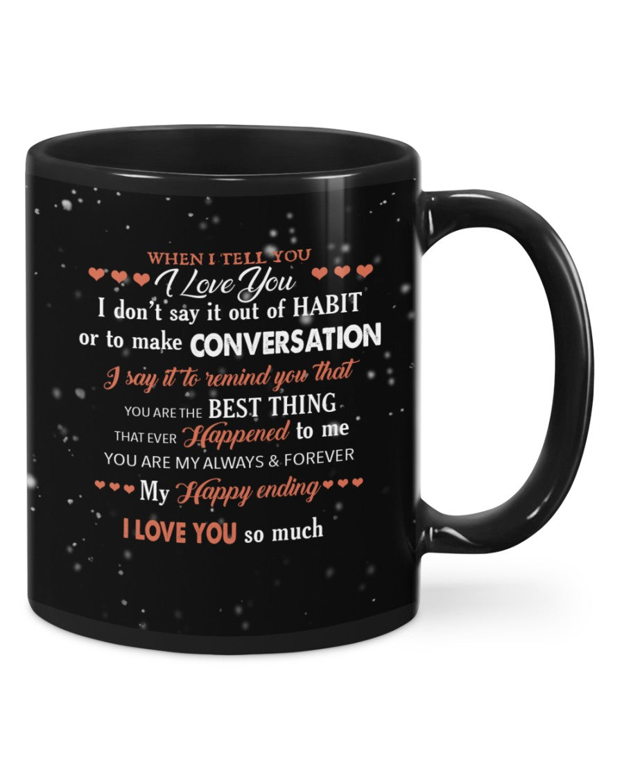 Guitar Coffee Mug | Love You So Much | Drinkware Gift for Guitarist
