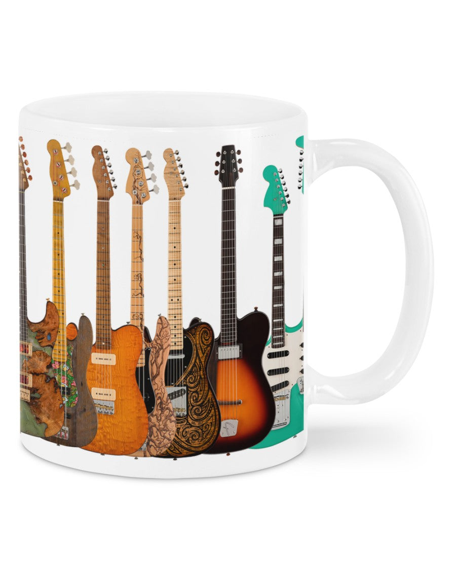 Guitar Coffee Mug | Electric Guitars | Drinkware Gift for Guitarist