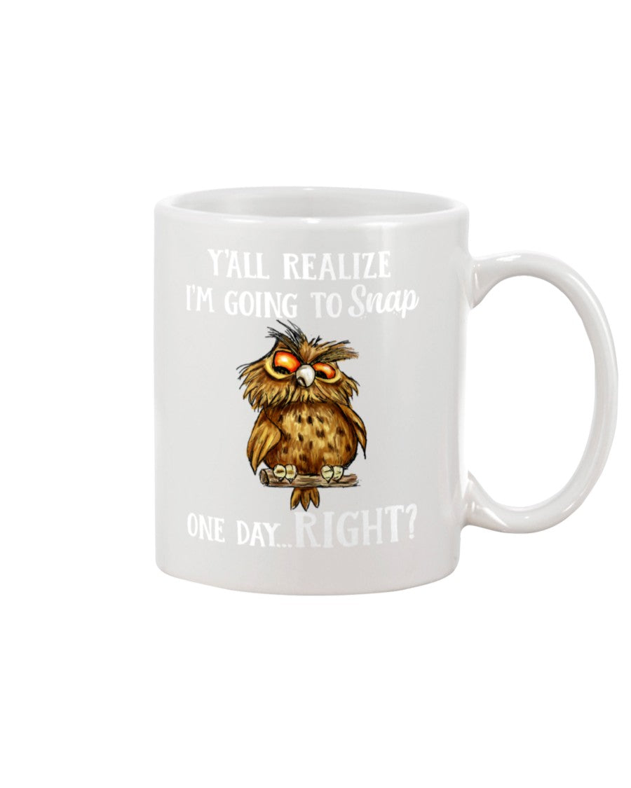 Funny Coffee Mug | Y'All Realize | Funny Badass Quotes Drinkware Gift