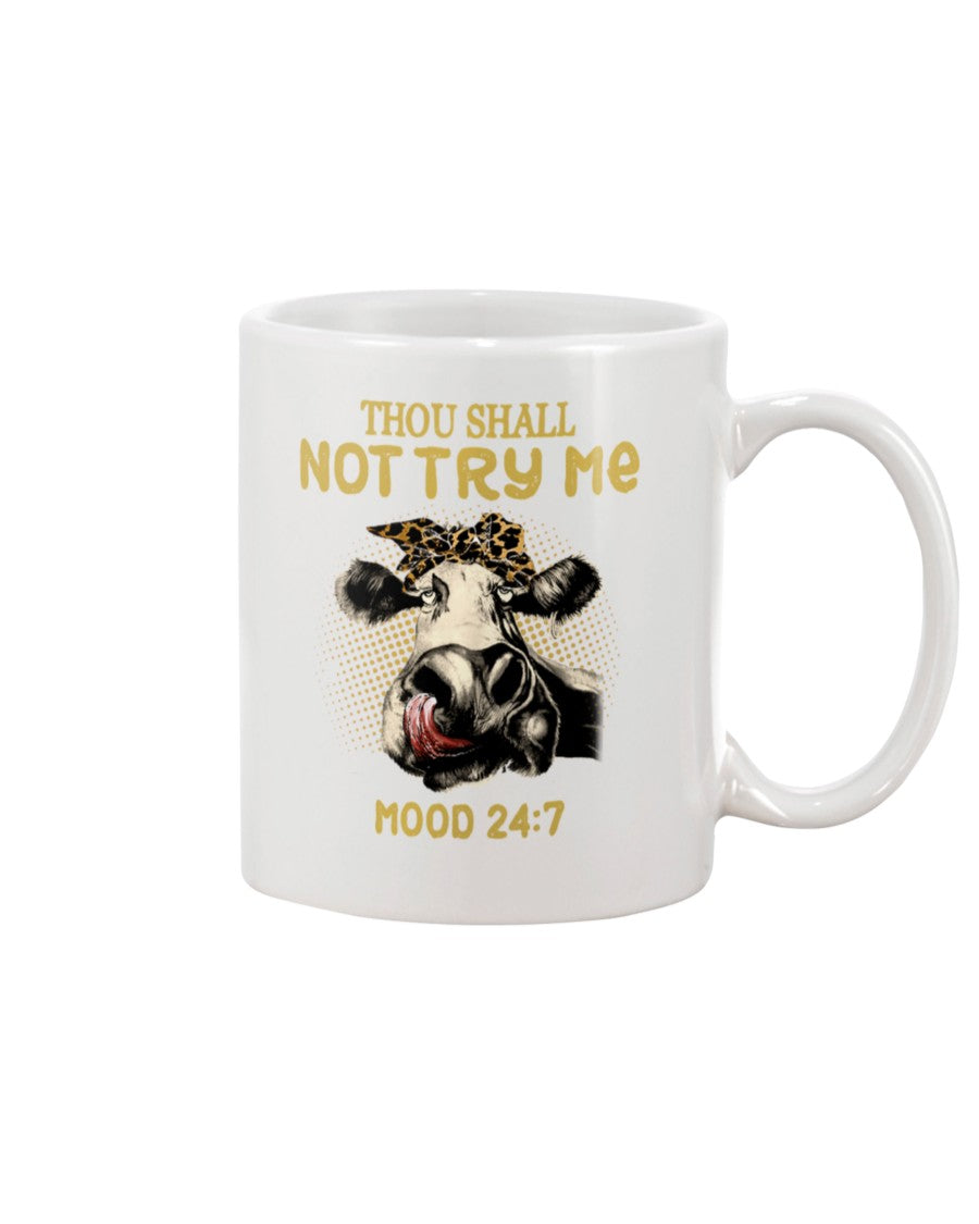 Funny Coffee Mug | Not Try Me | Funny Badass Quotes Drinkware Gift