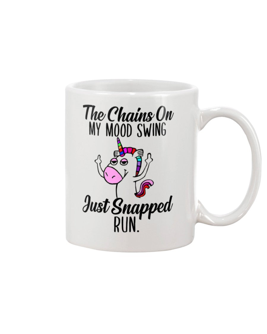 Funny Coffee Mug | Unicorn Just Snapped | Funny Badass Quotes Drinkware Gift