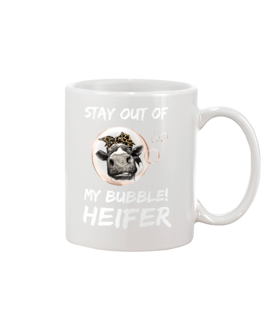 Funny Coffee Mug | Stay Out Of My Bubble | Funny Badass Quotes Drinkware Gift