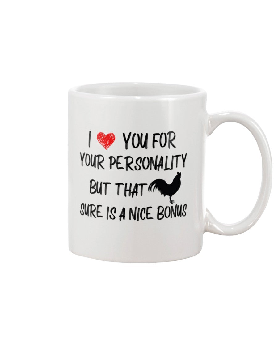 Funny Coffee Mug | Loves Cock | Funny Badass Quotes Drinkware Gift
