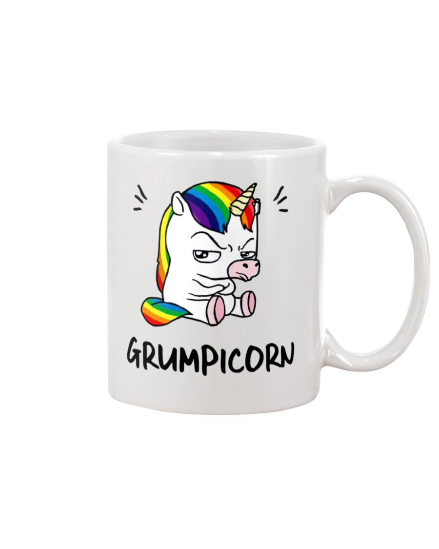 Funny Coffee Mug | Unicorn Grumpicorn | Funny Badass Quotes Drinkware Gift
