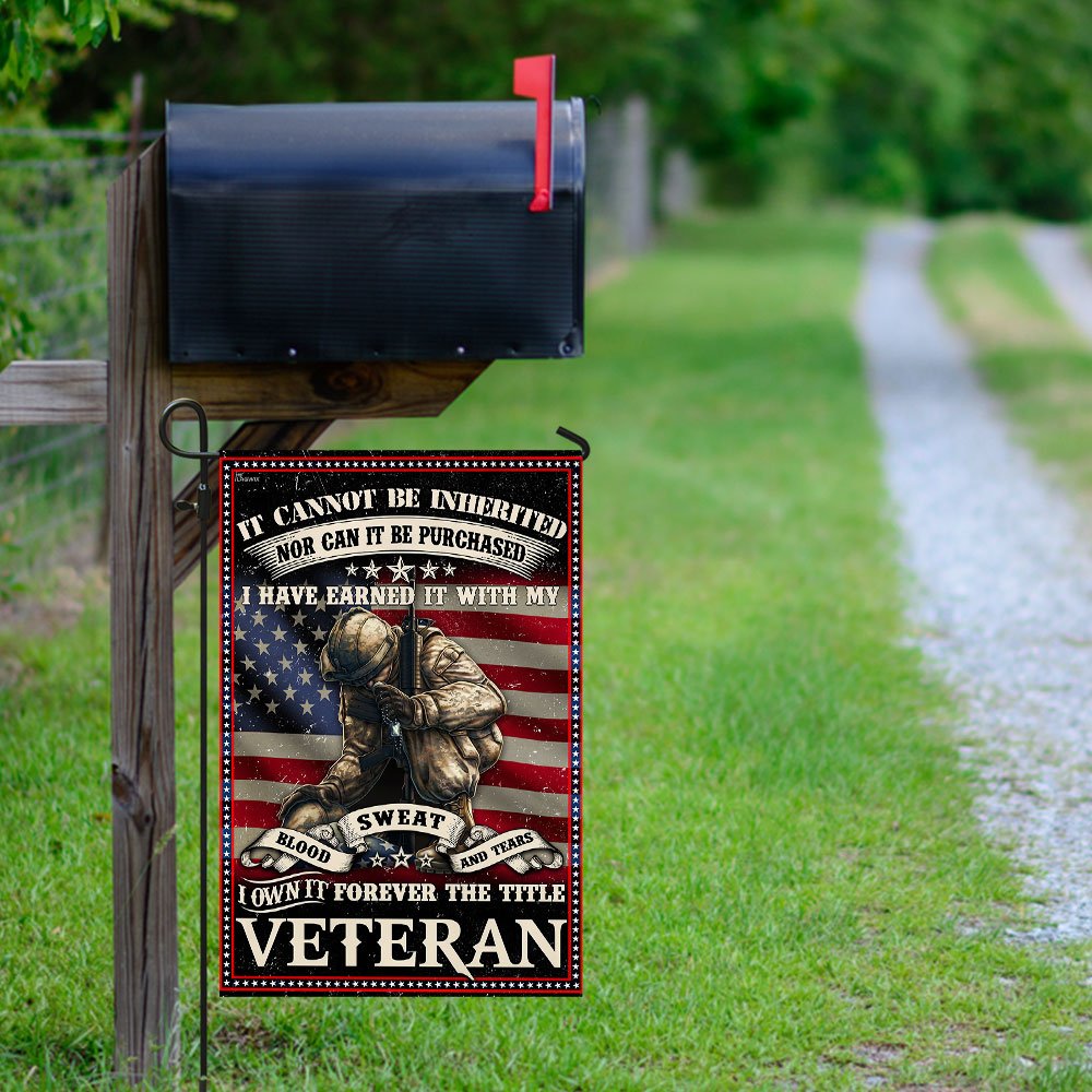 Forever The Title Veteran Flag