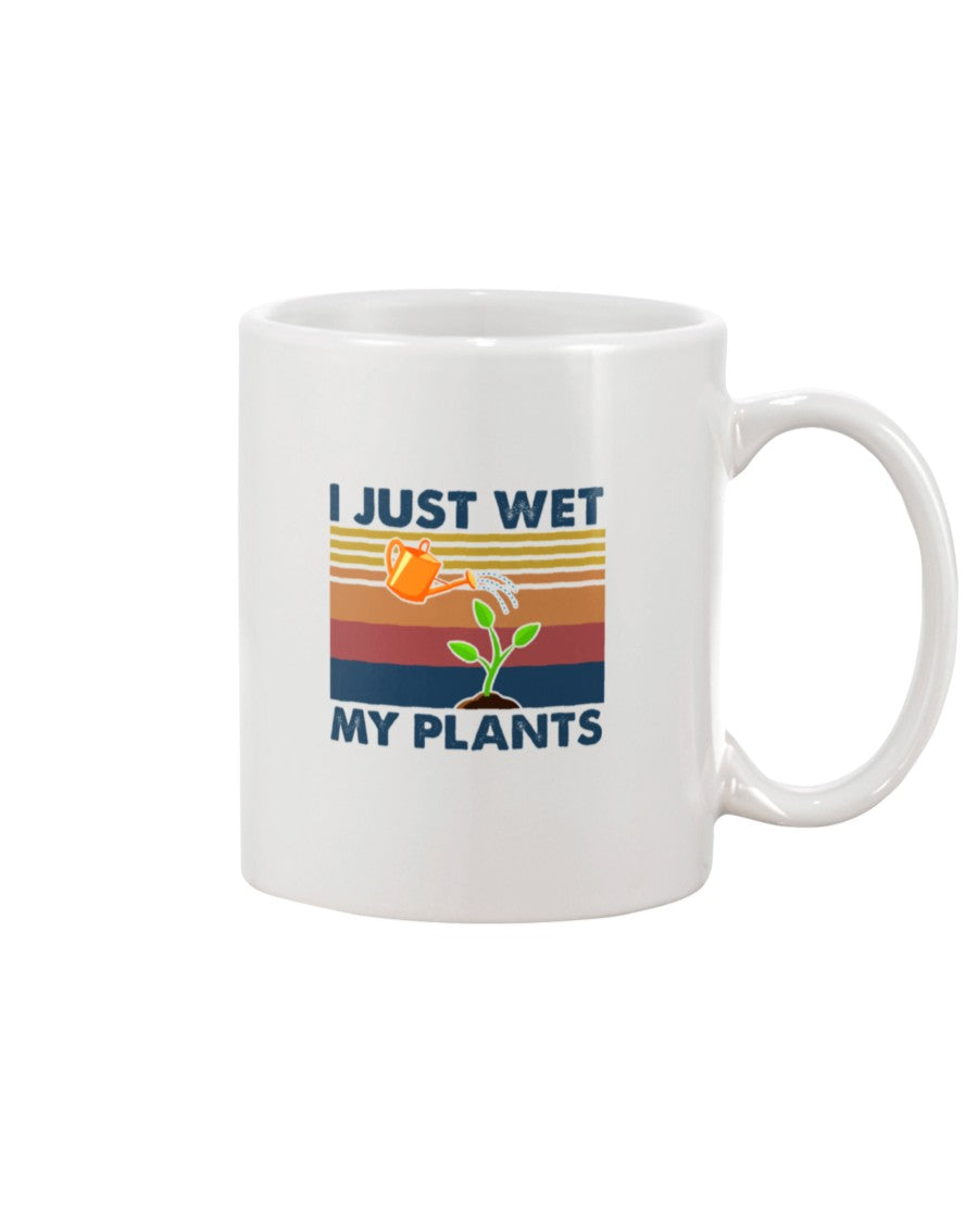 Gardening Coffee Mug | Just Wet My Plants | Drinkware Gift for Gardener, Plants Lover
