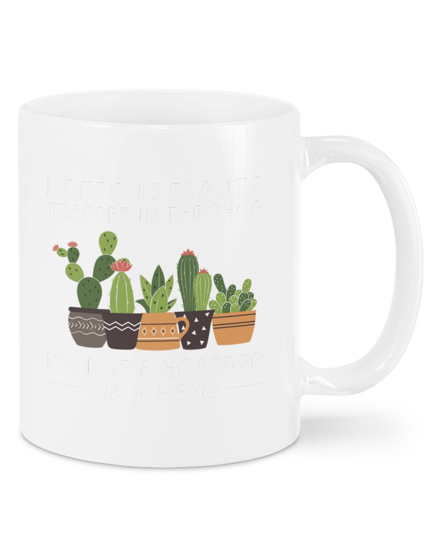 Gardening Coffee Mug | Cactus | Drinkware Gift for Gardener, Plants Lover