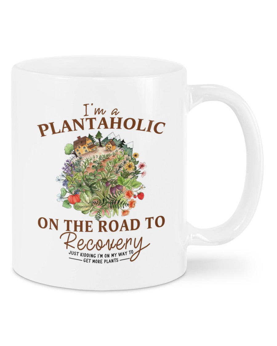 Gardening Coffee Mug | Plantaholic | Drinkware Gift for Gardener, Plants Lover
