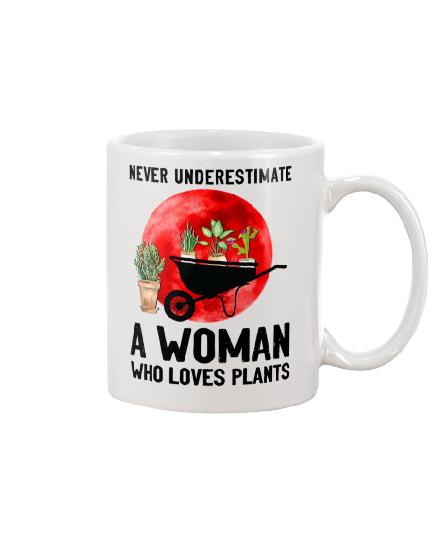Gardening Coffee Mug | Woman Loves Plants | Drinkware Gift for Gardener, Plants Lover