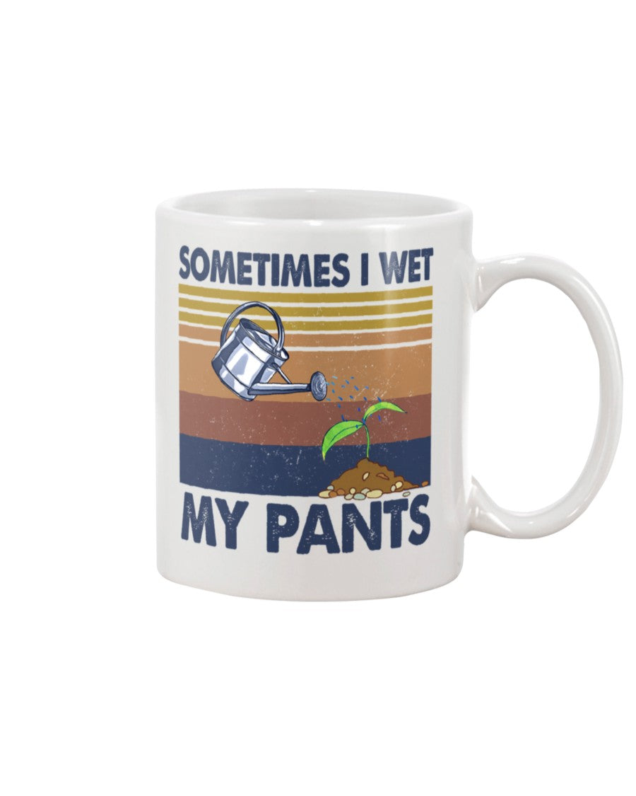 Gardening Coffee Mug | Sometimes I Wet My Pants | Drinkware Gift for Gardener, Plants Lover