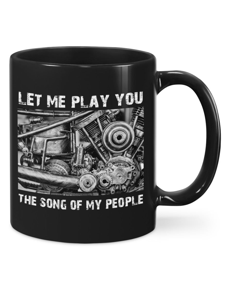 Motorcycle Coffee Mug | Let Me Play With You | Drinkware Gift for Men Women Biker, Motorcyclist